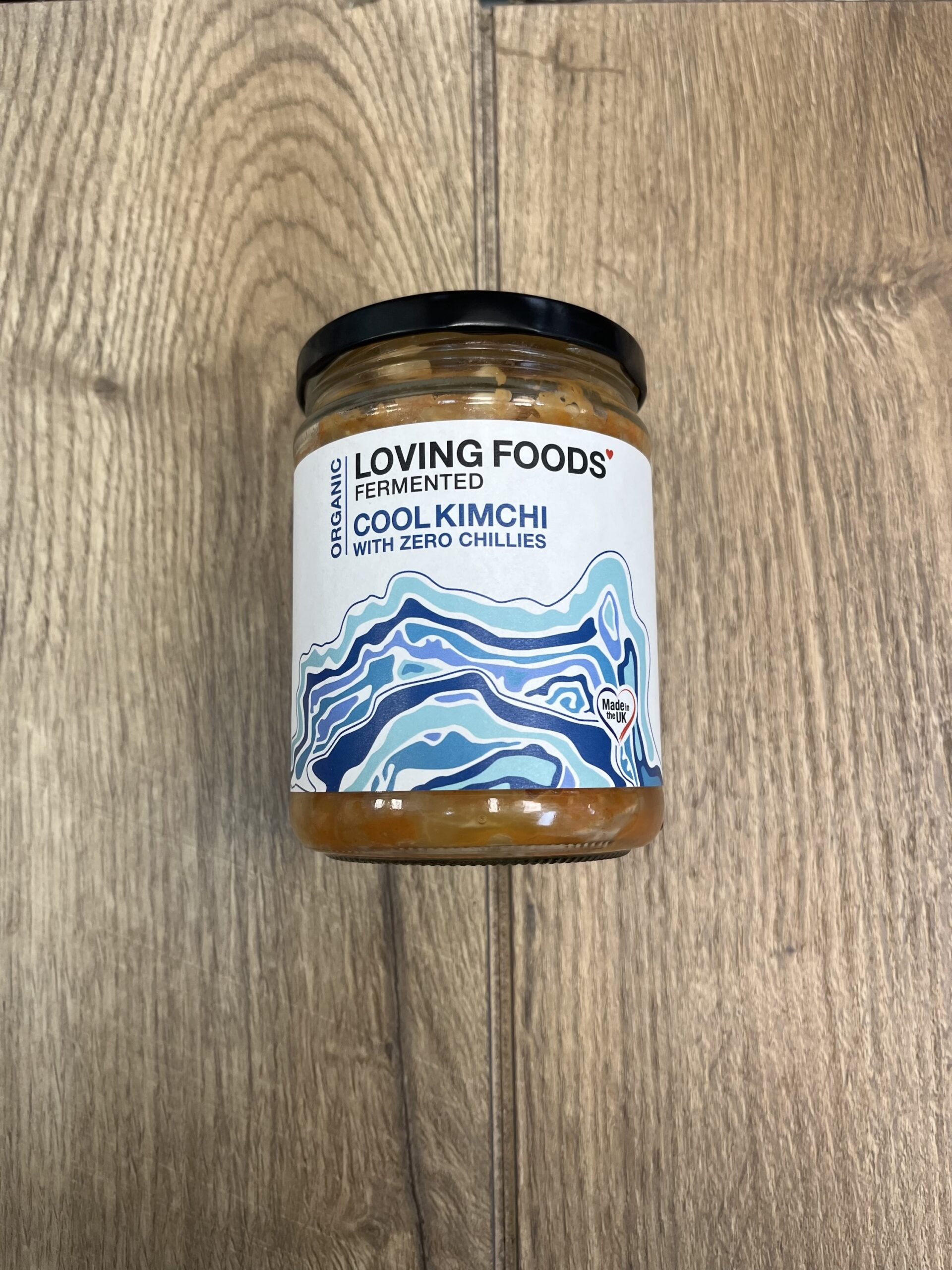 Loving Foods Organic Fermented Cool Kimchi 475g